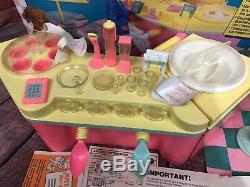 VTG Barbie ICE CREAM SHOPPE Mattel #3653 Box Mat Accessories Instructions 1986
