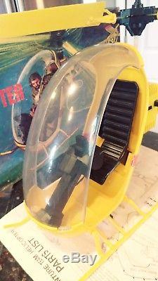 VTG COMPLETE 1971 GI JOE HELICOPTER ADVENTURE TEAM with INSTRUCTIONS AND BOX