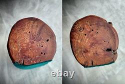 Very OLD Vintage Hand Carved Wood 4 Drawer Trinket Jewelry Box American Rustics