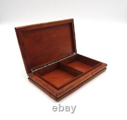 Very Rare Vintage Italian MID Century Bamboo Jewelry Box Case 1960