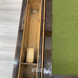 Victorian Portable Writing Desk Campaign Box Marquetry Shell Inlay Antique