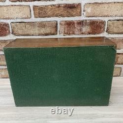 Victorian Portable Writing Desk Campaign Box Marquetry Shell Inlay Antique