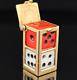 Vintage 14k Gold Lucky Dice In Cage Box Charm Pendant Opens