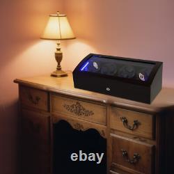 Vintage 17-Slot Automatic Watch Winder Display Box