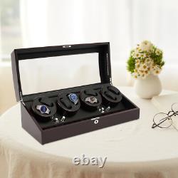 Vintage 17-Slot Automatic Watch Winder Display Box