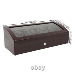 Vintage 17-Slot Automatic Watch Winder Display Box