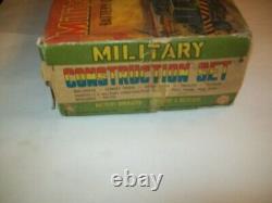Vintage 1950/60' S Marx Military Construction Set W / Original Box