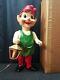 Vintage 1950's 22 Blow Mold Hard Plastic Jointed Christmas Elf With Box (#1)