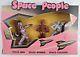 Vintage 1950's Archer Plastics'space People' Spacemen In Box Unused Store Stock