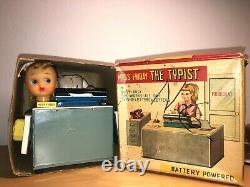 Vintage 1950's Japan Battery Operated Miss Friday the Typist VGC & Original Box