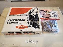 Vintage 1950s American Flyer Reading Lines TRAIN SET set box #20123 & #747