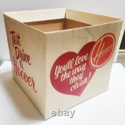Vintage 1950s HOOVER Vacuum RETAIL STORE ADVERTISING DEALER DISPLAY BOX Rare