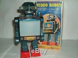 Vintage 1960'stin & Plasticvideo Robothorikawa / Japanwith Box