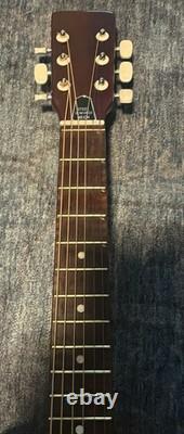 Vintage 1960s/70s Japanese Parlor Folk Acoustic Guitar Small Body Blues Box