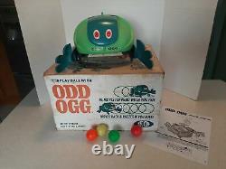 Vintage 1962 Ideal Odd Ogg Battery Operated Complete Working With Balls & Box
