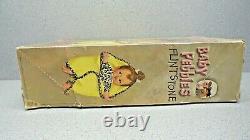 Vintage 1963 Baby Pebbles Flintstone Doll In Original Box Made by Ideal Toy