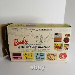 Vintage 1963 Barbie Go-Together Furniture Gift Set No 4005 New Open Box