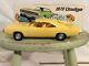 Vintage 1970 Dodge Charger Dealer Promo Plastic Car Banana Yellow With Box