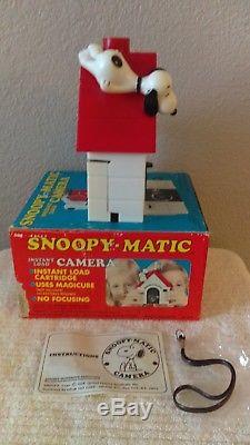 Vintage 1970's Snoopy-Matic Instant Camera NMIB Beautiful With Original Box
