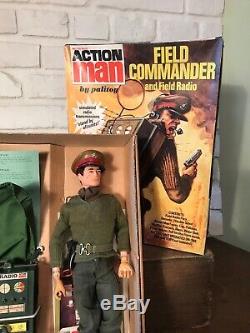 Vintage 1970s Action Man Field Commander & Field Radio Boxed