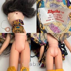 Vintage 1972 Kenner Blythe Doll Raven with Orig Box WORKING Eyes Rare Find See Des