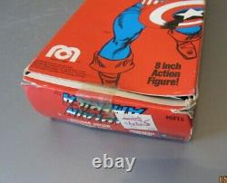 Vintage 1972 MEGO WGSH Worlds Greatest Heros Captain America 8 New in Box 51304