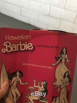Vintage 1975 Hawaiian Barbie Doll in Box Mattel! NRFB #7470 Popular Steffie Face