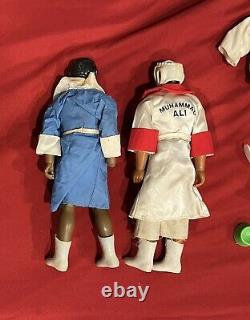 Vintage 1975 Mego Muhammad Ali & Ken Norton Boxing Figures with accessories 9