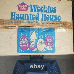 Vintage 1976 Hasbro Weebles Haunted House Romper Room Play House Halloween WithBox