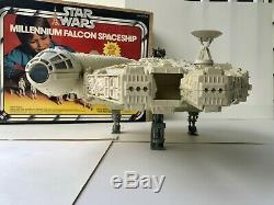 Vintage 1979 Kenner Star Wars MILLENNIUM FALCON with Box & Instructions Works