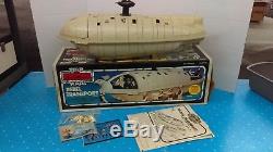 Vintage 1980 Kenner Star Wars ESB Rebel Transport Ship With Nice Box
