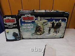 Vintage 1980 Kenner Star Wars Empire Strikes Back Turret & Probot Playset withBox