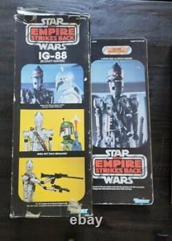 Vintage 1980 Kenner Star Wars IG-88 12 Inch Figure with Box and Insert Rare