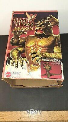 Vintage 1980 Mattel Clash of the Titans Kraken withBox EXCELLENT NO CRACKS