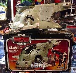 Vintage 1980 Palitoy Star Wars Boba Fetts Slave 1 Spaceship ANH ESB ROTJ Boxed