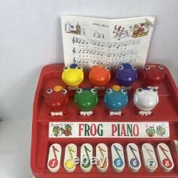 Vintage 1980s Sears Frog Piano With Box And Music Notes No Sound Plays