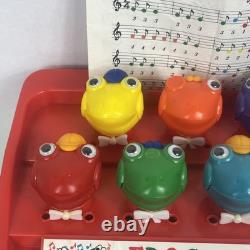 Vintage 1980s Sears Frog Piano With Box And Music Notes No Sound Plays