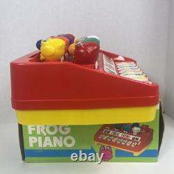 Vintage 1980s Sears Frog Piano With Box And Music Notes No Sound Plays