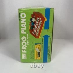 Vintage 1980s Sears Frog Piano With Box And Music Notes No Sound Plays