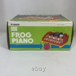 Vintage 1980s Sears Frog Piano With Box And Music Notes No Sound Plays