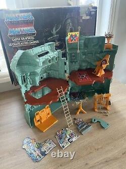 Vintage 1981 Mattel MOTU He-Man CASTLE GRAYSKULL Near Complete With Box