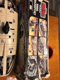 Vintage 1982 Kenner Star Wars ESB Rebel Transport withBox Loose Complete