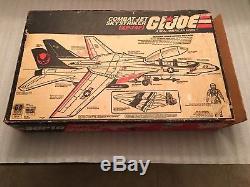 Vintage 1983 GI Joe COMBAT JET SKYSTRIKER XP-14F Unused + ACE New In Box Mint