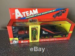 Vintage 1983 Galoob A Team A-Team Armored Attack Adventure Set NEW OPEN BOX Mr. T