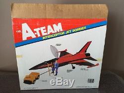 Vintage 1983 Galoob A Team A-Team Interceptor Jet Bomber Murdock NEW OPEN BOX