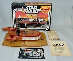 Vintage 1983 Kenner Star Wars Collector Series Landspeeder Complete Box & Insert