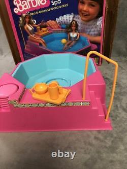 Vintage 1983 Mattel Barbie Dream Furniture 7145 Bubbling Spa with Original Box