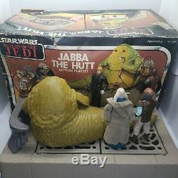 Vintage 1983 Star Wars Jabba The Hutt Playset Henchmen Hero Lot with Damaged Box
