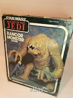 Vintage 1983 Star Wars Return of the Jedi Rancor Monster Complete with Box ROTJ