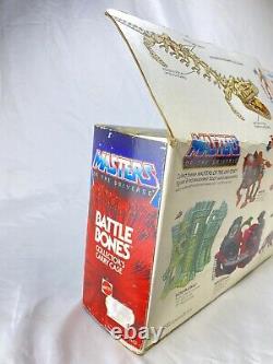 Vintage 1984 BATTLE BONES Masters of the Universe MOTU Figure Carry Case Sealed